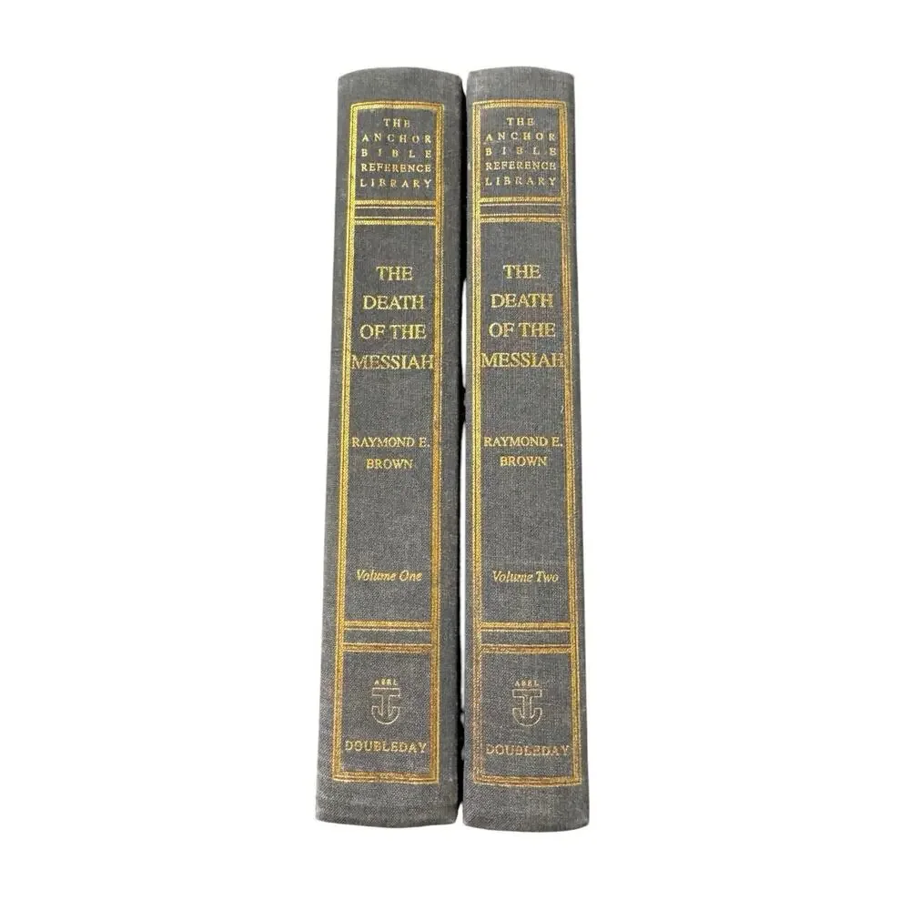 Death of the Messiah Anchor Bible Reference Brown 1994 2 Vol Set Hardcover